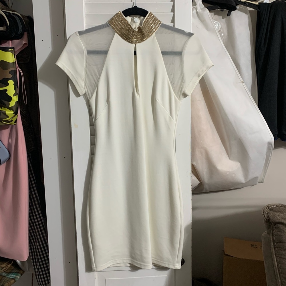 BEBE white cocktail dress- worn once